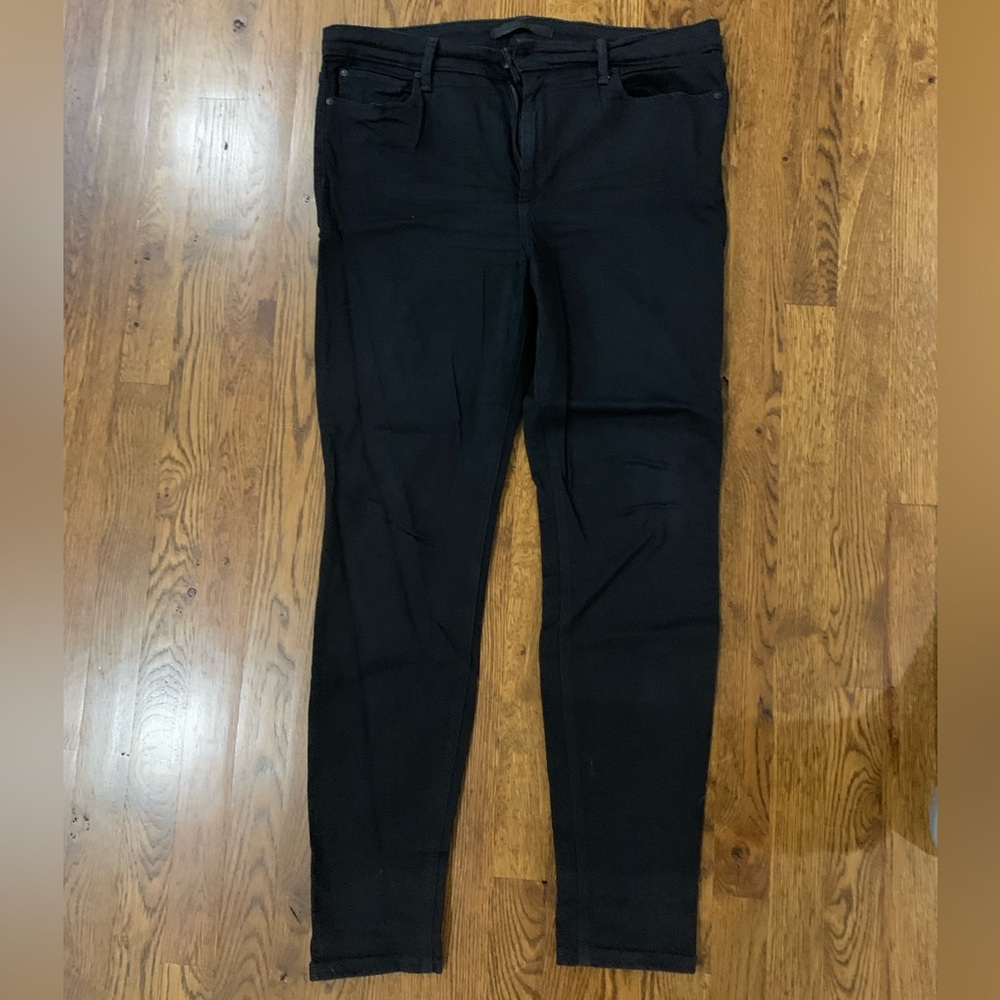 Joe’s “The Charlie” High Rise Skinny Black Jeans